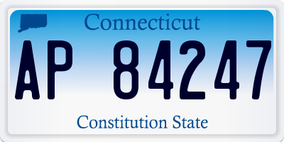 CT license plate AP84247