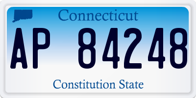 CT license plate AP84248