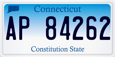 CT license plate AP84262