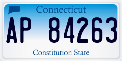 CT license plate AP84263