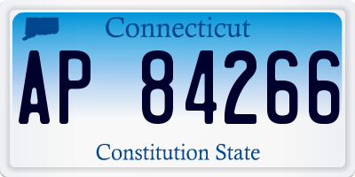 CT license plate AP84266