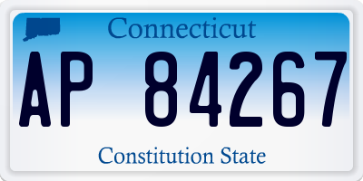 CT license plate AP84267