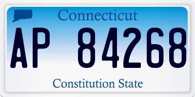 CT license plate AP84268