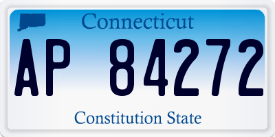 CT license plate AP84272
