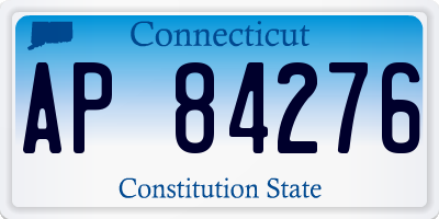 CT license plate AP84276