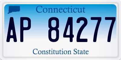 CT license plate AP84277