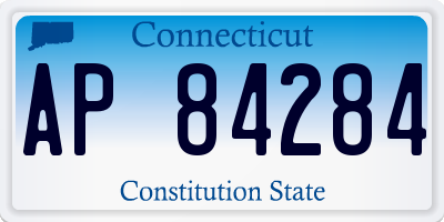 CT license plate AP84284