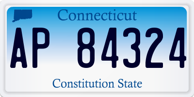 CT license plate AP84324