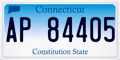 CT license plate AP84405