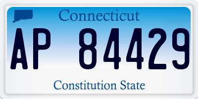 CT license plate AP84429