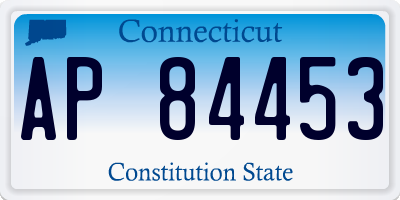 CT license plate AP84453