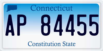 CT license plate AP84455