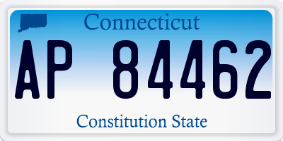 CT license plate AP84462