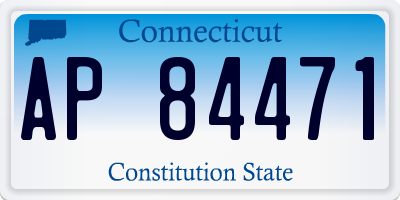 CT license plate AP84471