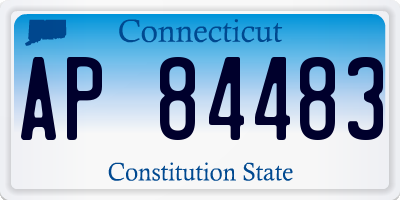 CT license plate AP84483