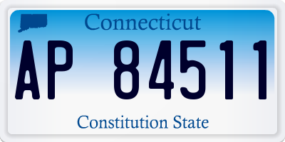 CT license plate AP84511