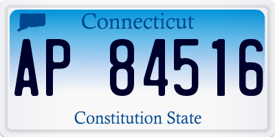CT license plate AP84516