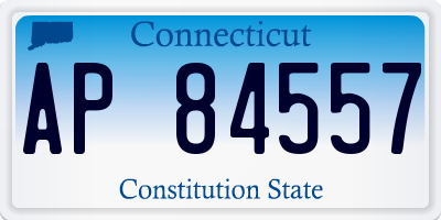 CT license plate AP84557