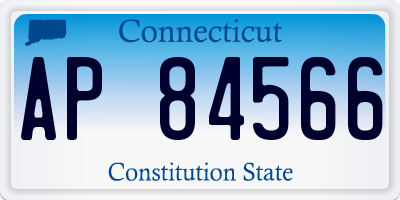 CT license plate AP84566