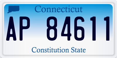 CT license plate AP84611