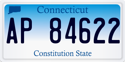 CT license plate AP84622