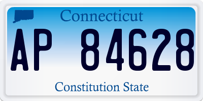 CT license plate AP84628