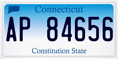 CT license plate AP84656