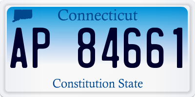 CT license plate AP84661