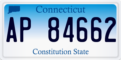 CT license plate AP84662