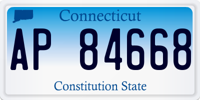 CT license plate AP84668