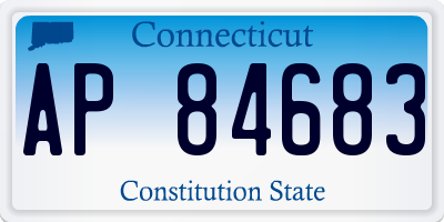 CT license plate AP84683