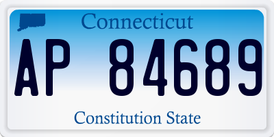 CT license plate AP84689