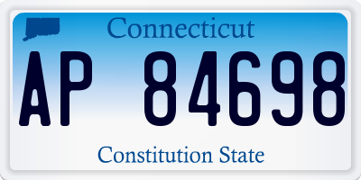 CT license plate AP84698