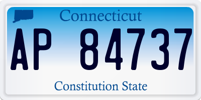 CT license plate AP84737