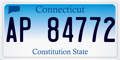 CT license plate AP84772