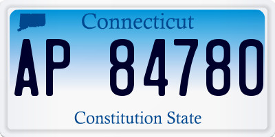CT license plate AP84780
