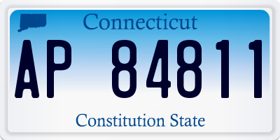 CT license plate AP84811