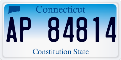 CT license plate AP84814