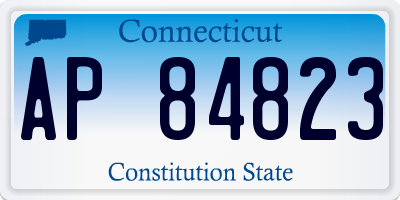 CT license plate AP84823