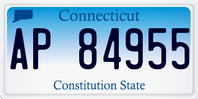 CT license plate AP84955
