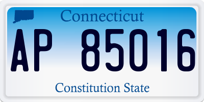 CT license plate AP85016