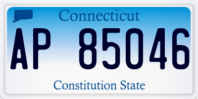 CT license plate AP85046