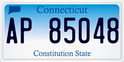 CT license plate AP85048