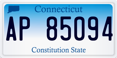 CT license plate AP85094