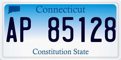 CT license plate AP85128