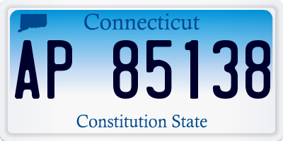 CT license plate AP85138