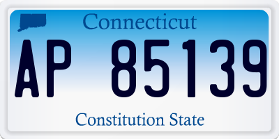 CT license plate AP85139