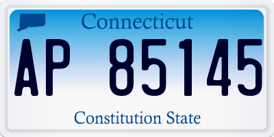 CT license plate AP85145