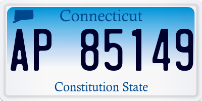 CT license plate AP85149