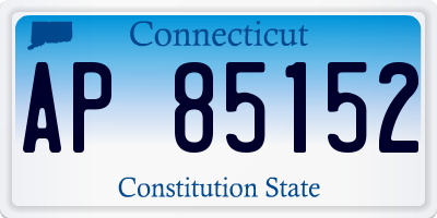 CT license plate AP85152